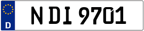 Truck License Plate